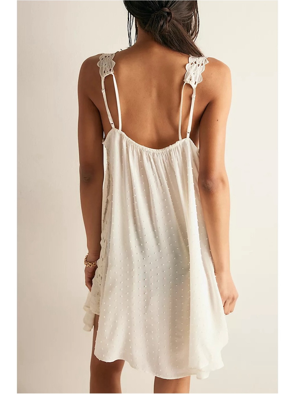 Free People - Don't You Love It Mini Slip Dress - Picture 2 of 5
